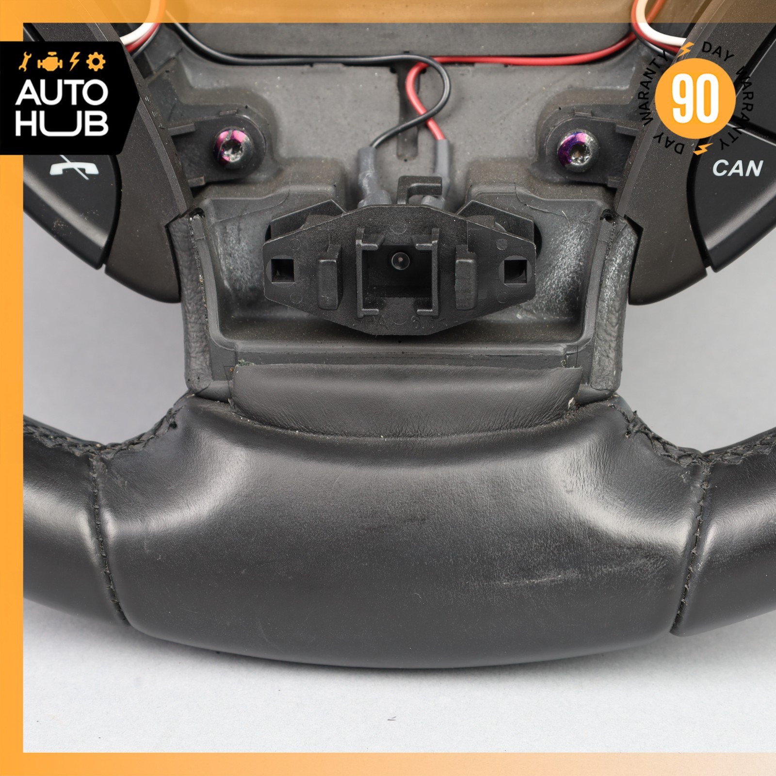 06-16 Aston Martin DB9 Rapide Steering Wheel Black 8G433600DA OEM 22k