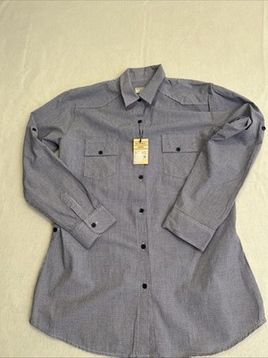 Matchstick Argus Mens  (L) Long Sleeve Button Up Cotton Shirt