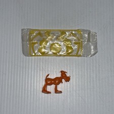 Vintage Nabisco R&L Walking Animals Walking Dog Fido x2 Orange Yellow as is 