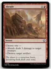 Abrade U Foundations 188 MTG NM X1