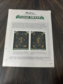 Vectrex Game Clean Sweep Complete In Box