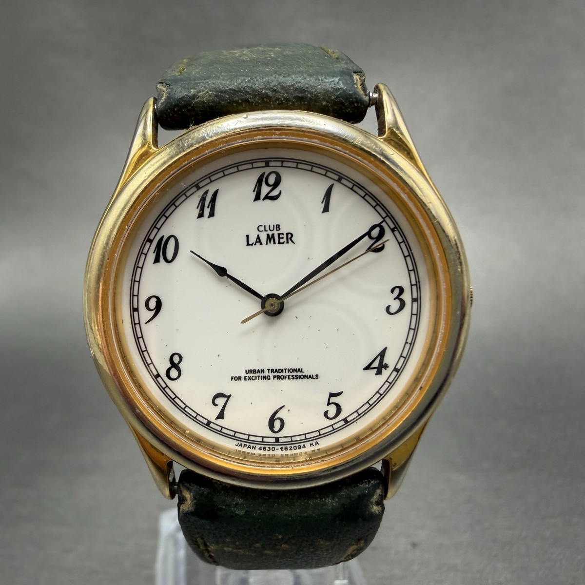 Citizen Club Lamer Watch Men 32mm White Dial Gold Tone Round 4630