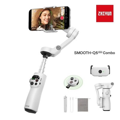 Zhiyun Smooth Q5 Ultra Combo Gimbal-Stabilisator für Smartphones mit KI-Tracking