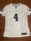 Nike On-Field Las Vegas Raiders Derek Carr #4 Away Jersey Women Medium Excellent