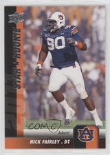 2011 Upper Deck Star Rookie Nick Fairley #191 y0i