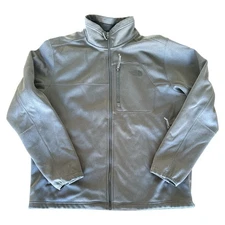 The North Face Mens  Windwall  Jacket X-Large Dark Gray Soft Shell Zip Jacket