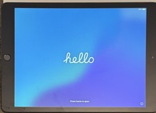 Apple iPad 7th Gen A2197 128 GB, Wi-Fi  4G, 10.2 in W Org Box  Cords Grey
