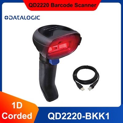 Datalogic Quickscan QD2220-BKK1 Handheld 1D USB Barcode Scanner Reader w/ Cable