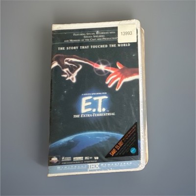 MCA/Universal E.T. the Extra-Terrestrial VHS Clamshell THX Remastered NTSC