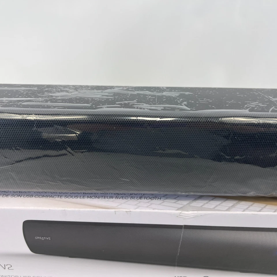 Creative Stage Air V2 Compact Under-Monitor Soundbar in Black 20W - Image 3 of 4