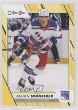 2023-24 O-Pee-Chee Yellow Border Braden Schneider #233 av1