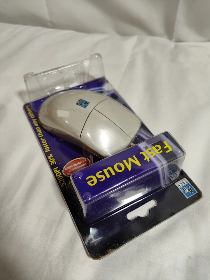 A4Tech OK-250 Wired PS/2 Mouse – Vintage Beige Trackball – New Old Stock Retro - Image 3 of 4