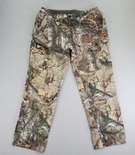 Game Winner Camo Cargo Pants Mens L Brown Realtree Xtra Camouflage Hunting