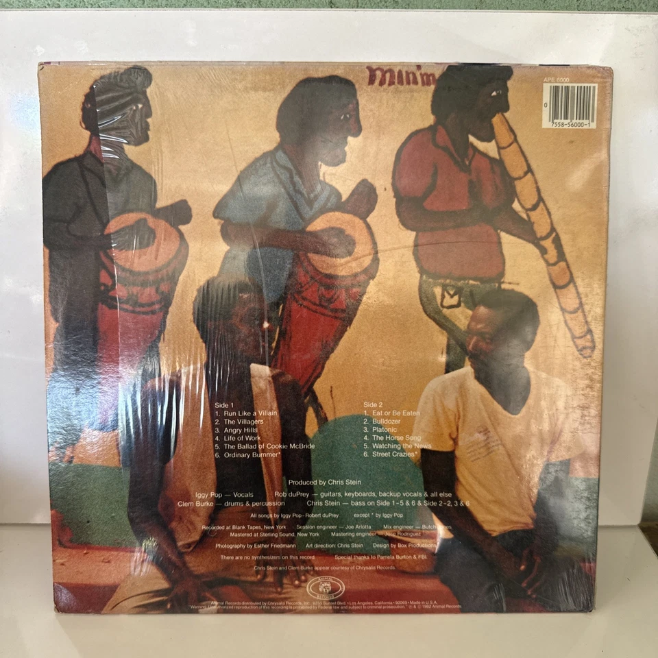 Iggy Pop "Zombie Birdhouse" 1982 Original LP. 1st pressing (APE 6000) - Image 2 of 3