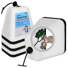 Seatern Outdoor Foam Faucet Covers for Winter, Large Size 6.7" L x 5.2" W x 7...