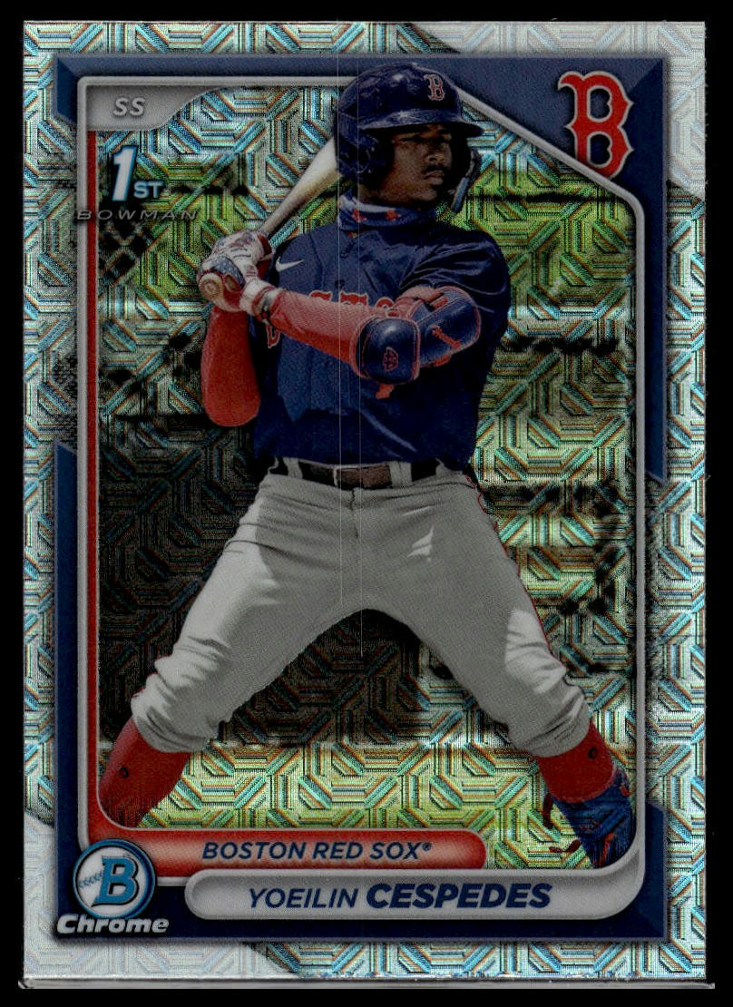 2024 Bowman #BCP-139 Yoeilin Cespedes Chrome Prospects Mojo Refractors