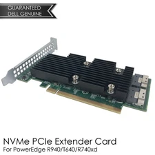 Dell CDC7W 235NK 4x NVMe Drive Expander Card R640 R740xd R840 R940 T640 High Pro