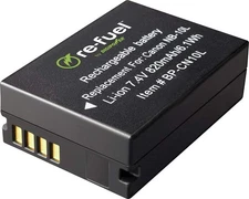 4-pack Digipower Re-Fuel Rechargeable Lithium-Ion Replacement Battery for Canon