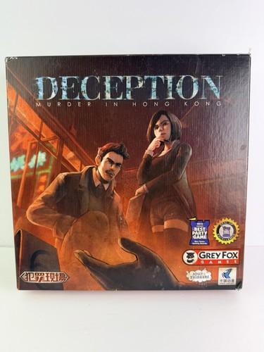 Deception: Murder in Hong Kong Board Game Unplayed Complete