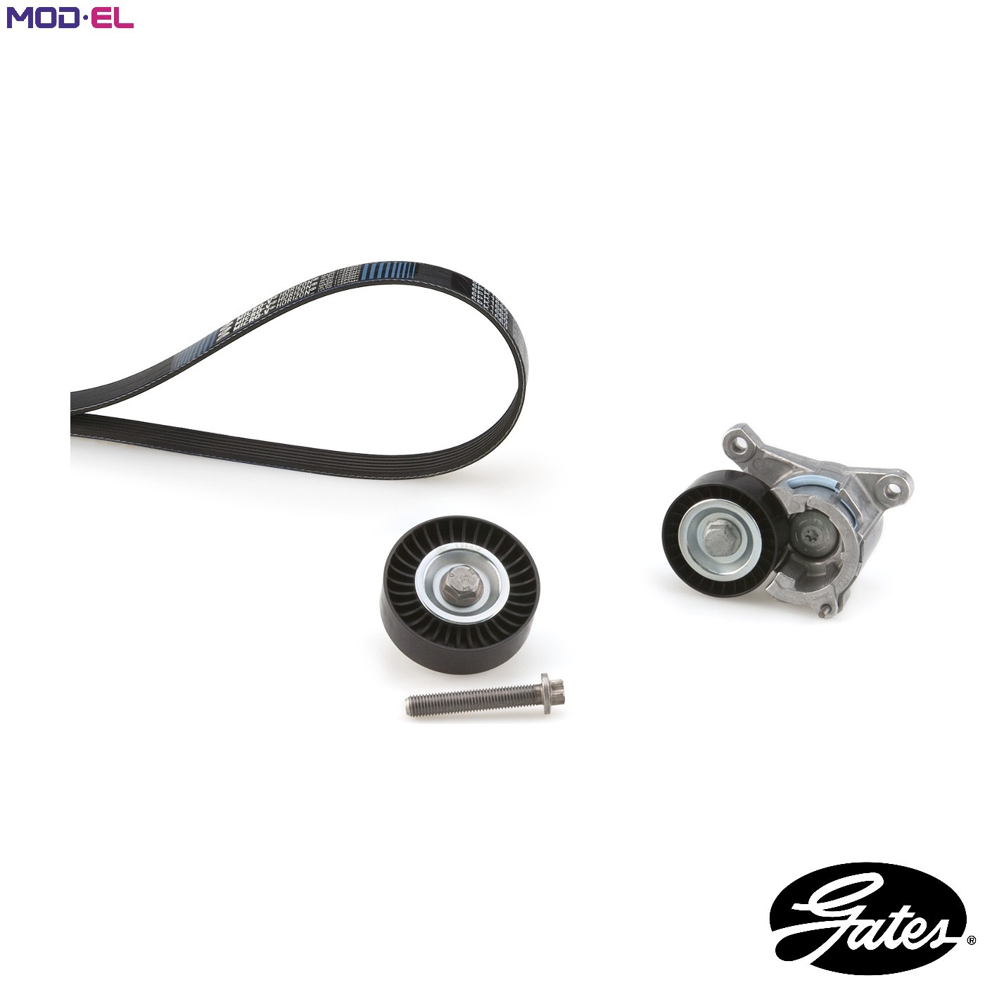 GATES-OE K306PK1708 V-Ribbed Belt Set for CITROËN,FIAT,LANCIA,PEUGEOT - Image 6