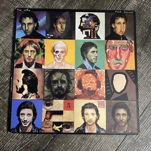 The Who Face Dances Vinyl LP WB HS 3516 1st Pressing + Poster You Better You Bet