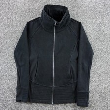 Lululemon Radiant Jacket II Women's 6 Black Full Zip Sweater Soft Shell Warm Up