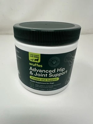 Wuffes Hip & Joint Supplement for Large Breed Dogs, 30 Chews (Over 65 Pounds)