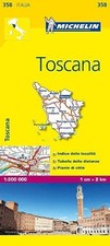 Toscana Michelin Local Map 358 (Michelin Region... by Michelin Sheet map, folded