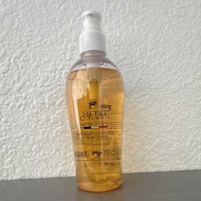 Secret Collagen Vitamin C & E Booster Facial Toner, Organic, 8.45 fl oz