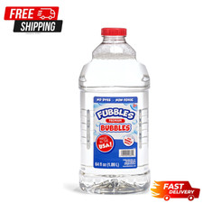Bubbles by Fubbles | Made in The USA | 64oz Non Toxic Bubble Solution | Refil...
