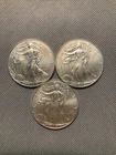 Lot of 3 - 2014,2015 & 2016 - 1 oz .999 Fine Silver American Eagle $1 Coin BU