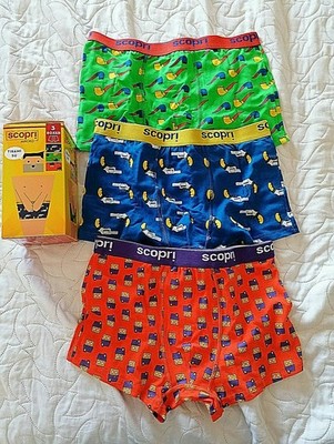 3 Herren Boxershorts SCOVER' Baumwolle Größe 6/XL Art.MACHO Motiv FUNNY bunt