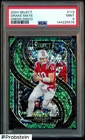 2024 Panini Select Green Disco Prizm #113 Drake Maye RC Rookie 1/5 PSA 9 MINT