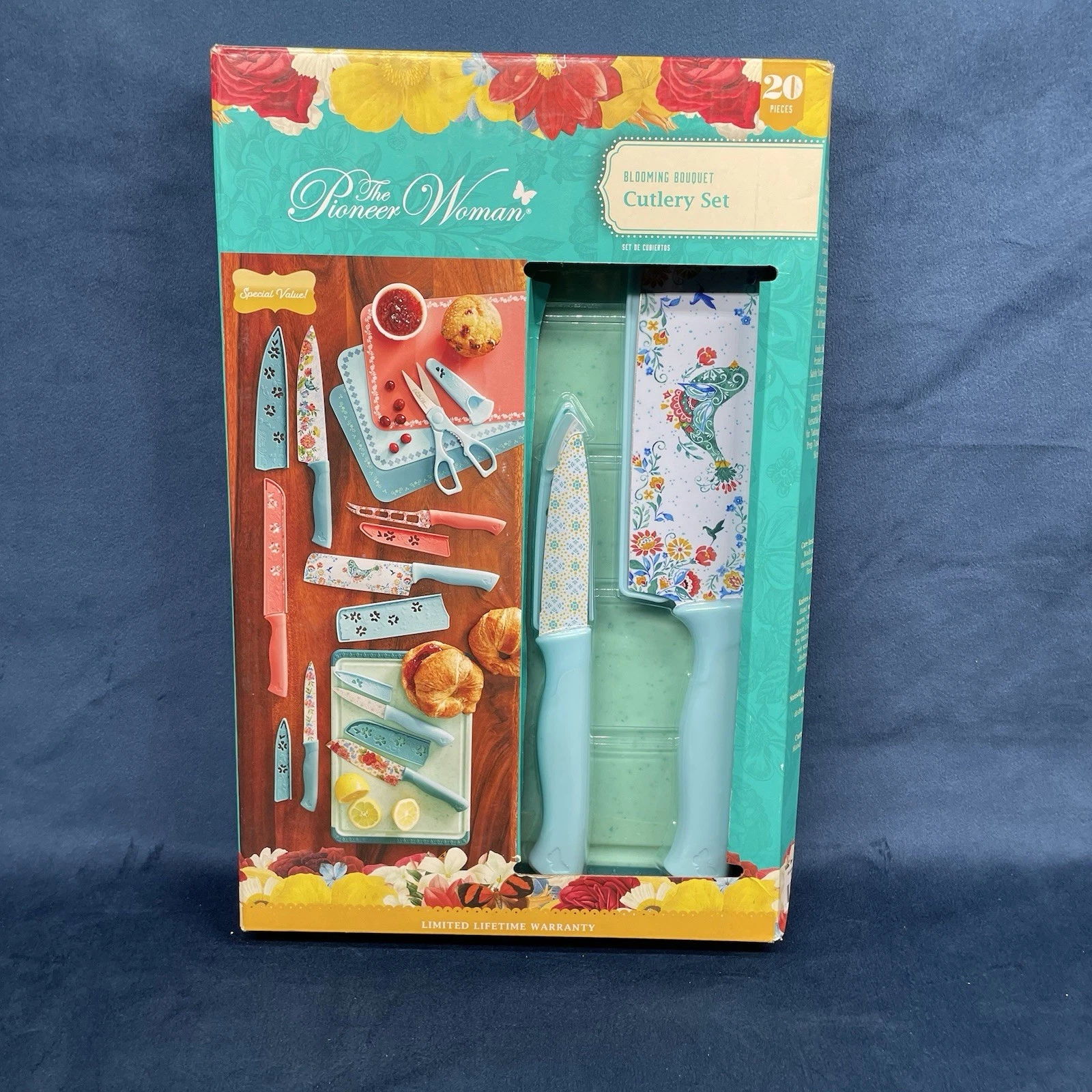 Pioneer Woman 20 Piece Cutlery BLOOMING BOUQUET Knife Set SEE DESC.
Opens in a new window or tab