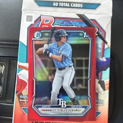 2026 Bowman Chrome 1st Bowman Daniel Pierce Red 4/5 Tampa Bay Rays #BCP-77