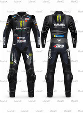 MarkX MotoGP Motorrad Lederkombi für Herren Rennanzug aus Leder CE Zertifiziert