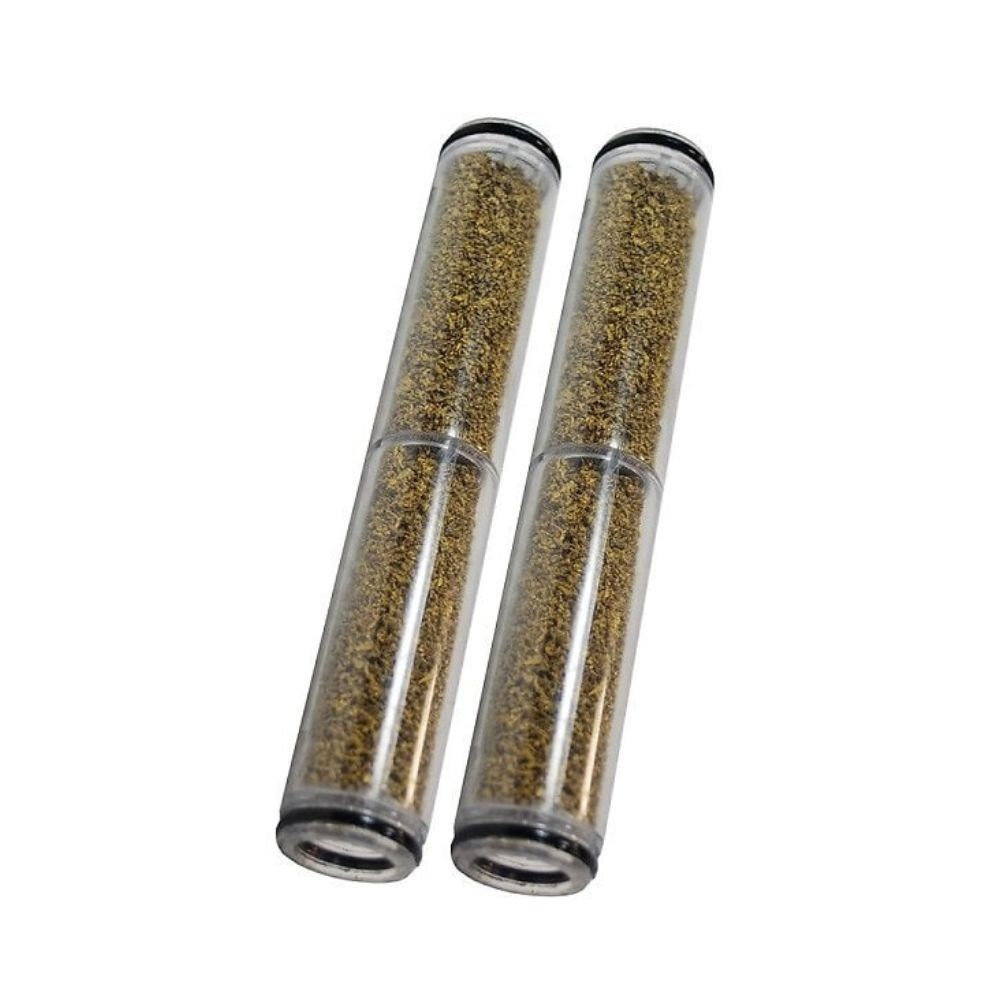 Lot de 2 recharges pommeau chlore pour un rituel douche bien-être et spa à la maison