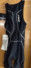 2XU TRIATHLON BLACK/BLACK L W ENDURANCE TRI SUIT  POCKET WT1113D NWT B75 