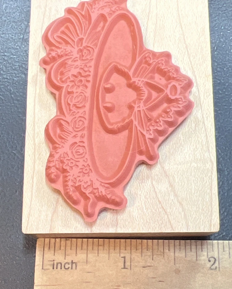 Sugar & Mice PSX F-2663 Flor Ratón SELLO DE GOMA 1999 SOMBRERO DE PRIMAVERA Foto 4 de 4