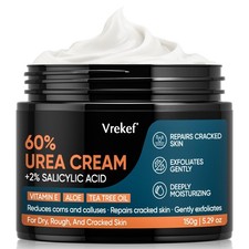 Urea Cream 60 with 2 Salicylic Acid, Urea Cream 60 Percent for Feet Maximum...