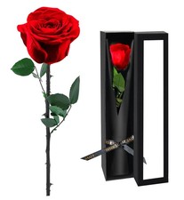 Single Forever Roses in a Box,Preserved Flowers for Delivery,Preserved Rose Gift
