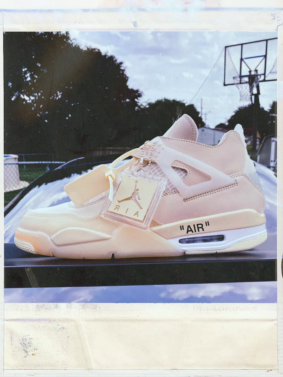 Jordan 4 Retro Off White Sail Size 12.5 Men eBay