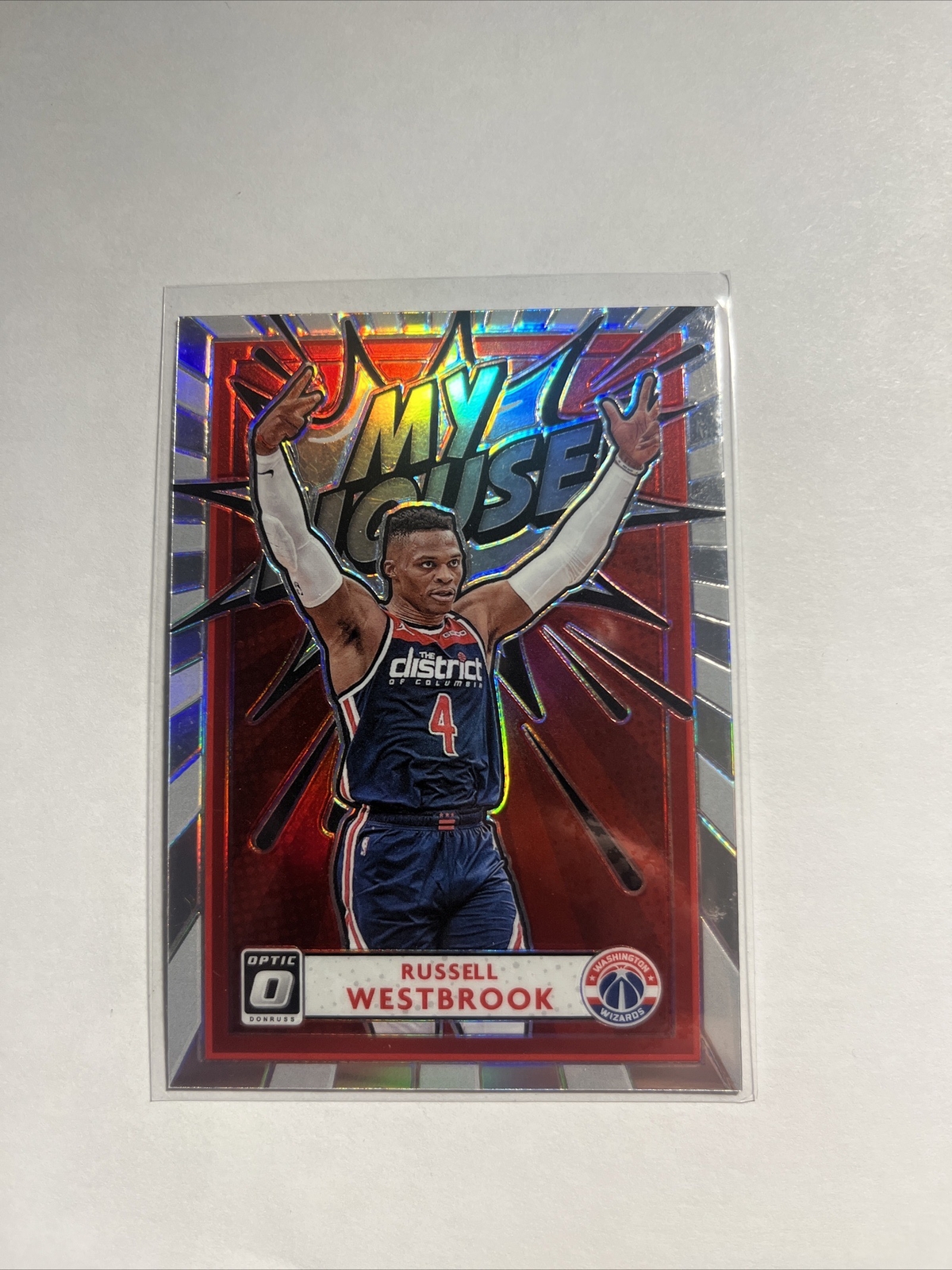 2020-21 Donruss Optic My House Holo Prizm #14 Russell Westbrook Wizards