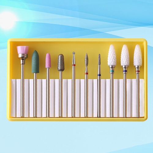 Cuticules Forets Lime À Ongles Forage Bits Grit Électrique Nail Drill vendre Set