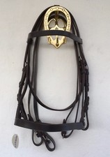HUNTER LEATHER BRIDLES MINI SHETLAND  IN BLACK OR BROWN