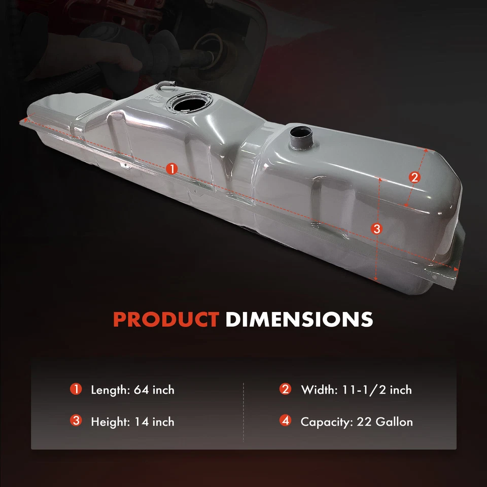 22 Gallons Fuel Tank for Chevrolet GMC C3500 K3500 1998-2000 C3500HD 1999-2002 - Image 4 of 4