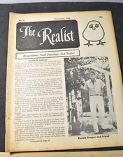 THE REALIST #71-NOVEMBER 1966-THE COMING OF REAGAN