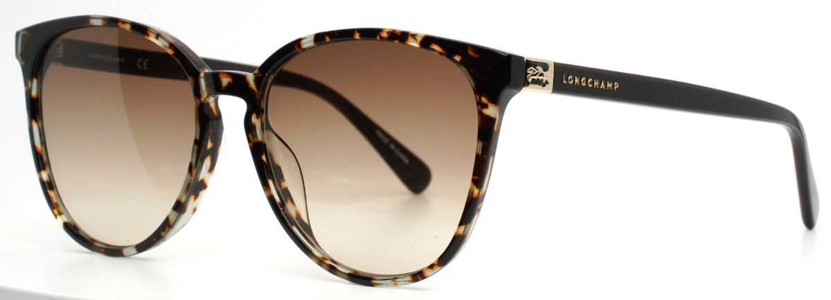 Longchamp Round Gradient Sunglasses in Black and Gold LO176S Sunglasses - Longchamp Authorized Retailer  main image 2