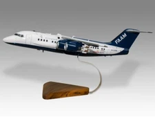 BAe 146-300 Atmospheric Research Aircraft Meteorological Desk Wood Small 1/100