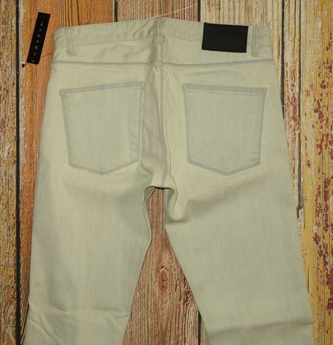 $225 NEW Theory Pants Bleached Out Size W30xL32 Slim Straight Cotton Blend - Picture 3 of 10
